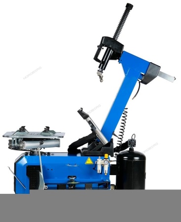 Станок шиномонтажный автомат, двухскоростной, взрывная накачка, 380 В, синий