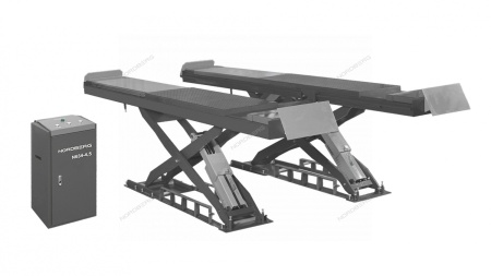 Подъемник ножничный для сход-развала 4,5 т, 380 В, серый