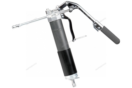 Шприц плунжерный для густой смазки, с телескопической ручкой, 400 мл