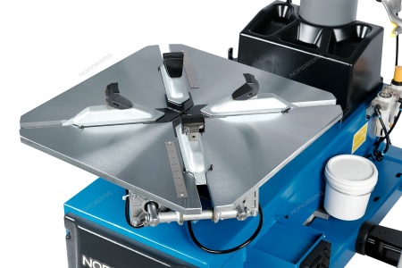 Станок шиномонтажный 380V п/автомат, 2х скоростн, зажимы 13-26", усил отжим, синий