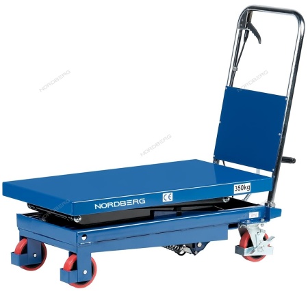 Стол подъемный гидравлический, 350 кг, двойные ножницы