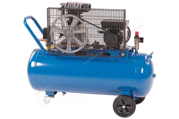 Компрессор поршневой с ременной передачей 220 В, ресивер 100 л, 446 л/мин