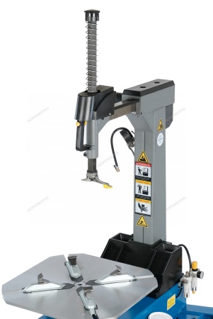 Станок шиномонтажный 380V автомат, 2х скоростн, зажимы 16-30" (синий)