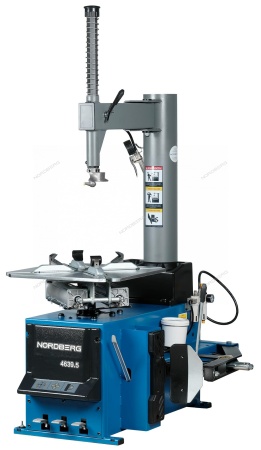 Станок шиномонтажный 380V п/автомат, 2х скоростн, зажимы 13-26", усил отжим, серый