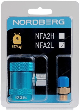 Муфта быстросъемная R1234yf низкое давление, синяя