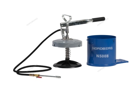 Установка для раздачи густой смазки ручная, 8 л