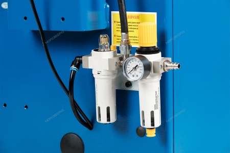 Станок шиномонтажный 380V автомат, 2х скоростн, зажимы 14-27", синий