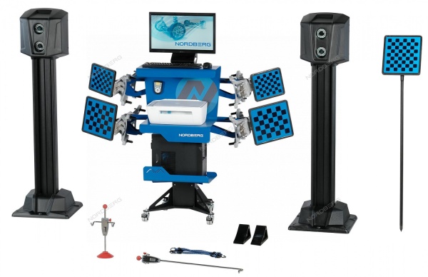 Стенд сход-развал 3D для грузовых авто, синий