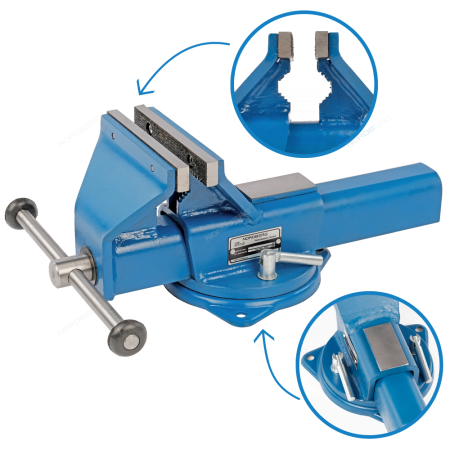 Тиски слесарные стальные