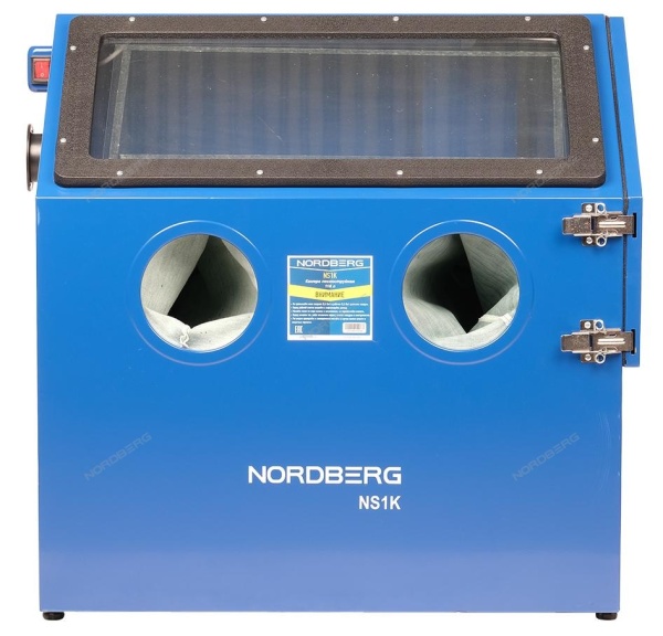 Камера пескоструйная настольная, боковая загрузка, 110 л