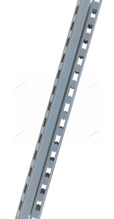 Стойка перфорированная 1100 мм серая 7012 /OPTIMAL-NWS6/ (2шт)