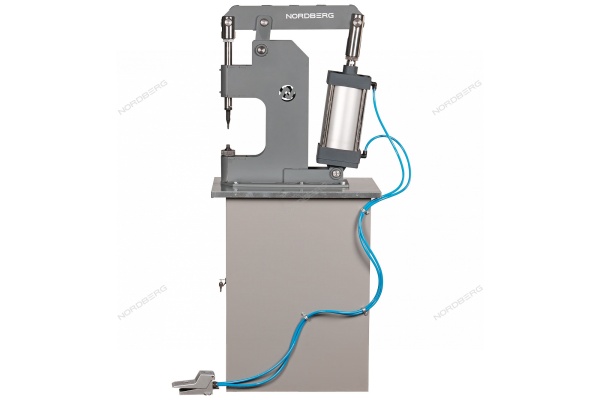 Пневматический станок для заклепки тормозных колодок с тумбой, цилиндр 160, NORDBERG NR8PM+MML0