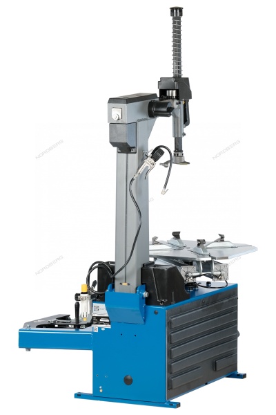 Станок шиномонтажный 380V автомат, 2х скоростн, зажимы 16-30" (синий)