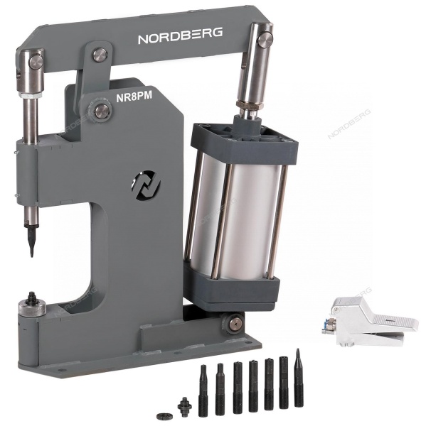 Пневматический станок для заклепки тормозных колодок, цилиндр 160, без тумбы