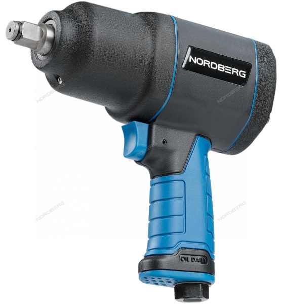 Пневмогайковерт ударный 1/2", 745 Нм