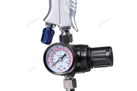 Краскопульт LVMP с верхним бачком, сопло 1,3 мм, алюминиевый кейс