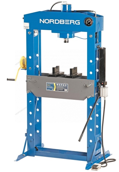 Пресс гидравлический, 50 т, пневмоуправление