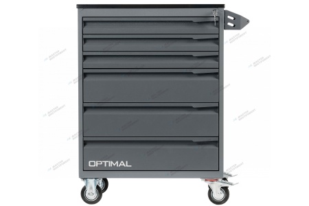 Тележка инструментальная, 6 выдвижных ящиков /OPTIMAL-NT116/