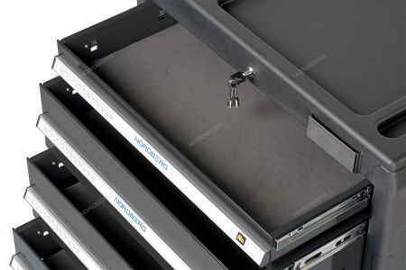 Тележка инструментальная профессиональная (серая)