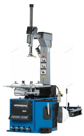 Станок шиномонтажный 380V автомат, 2х скоростн, зажимы 16-30" (синий)