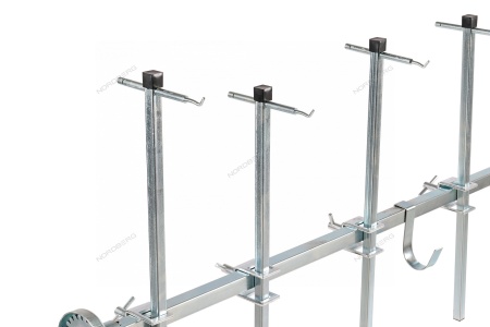 Стенд для окраски деталей, вращающийся, усиленный