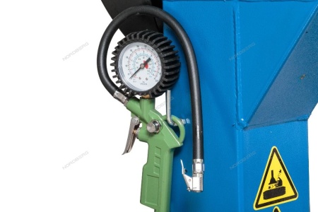 Станок шиномонтажный автомат, односкоростной, зажимы 14-26", синий, 220В