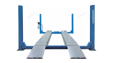 Подъемник четырехстоечный 6,5 т, для сход-развала, синий