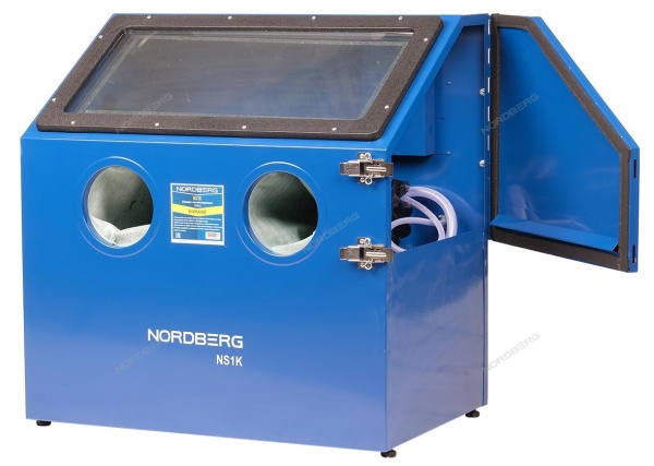 Камера пескоструйная настольная, боковая загрузка, 110 л