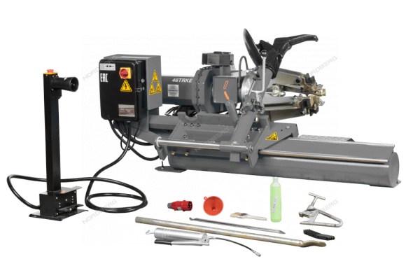 Станок шиномонтажный для грузовых машин, односкоростной, 380 В, серый