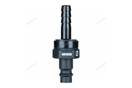 Переходник композитный "папа" быстросъемный - елочка диам. 8 мм