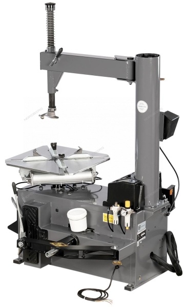 Станок шиномонтажный 380V п/автомат, 2х скоростн, зажимы 13-26", взрыв подк, серый