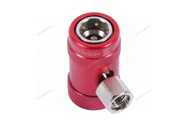 Муфта быстросъемная R1234yf высокое давление, красная