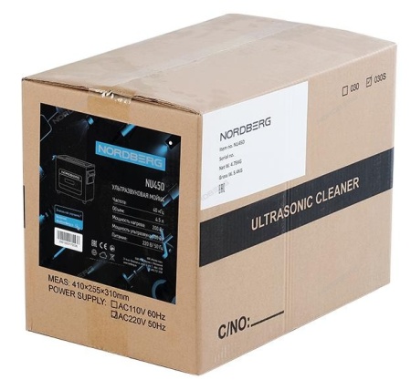 Ультразвуковая ванна с подогревом, 4,5 л