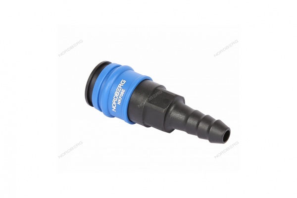 Разъем композитный "мама" быстросъемный - елочка диам. 8 мм