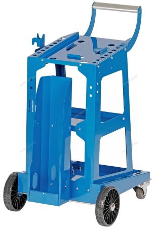 Тележка для сварочного аппарата, синяя