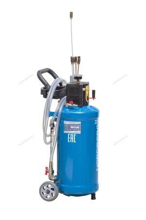 Установка для сбора масла пневматическая, 30 л, синяя