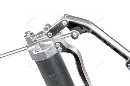 Шприц плунжерный для густой смазки, с телескопической ручкой, 400 мл