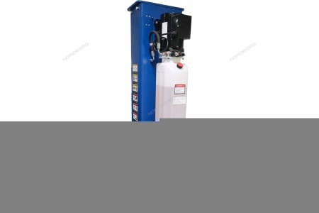 Подъемник 380V 2х стоечный 5т, с нижней синхронизацией, с электростопорами, синий