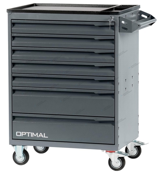 Тележка инструментальная, 7 выдвижных ящиков