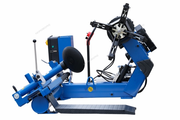 Станок шиномонтажный для грузовых машин, односкоростной, 380 В, синий