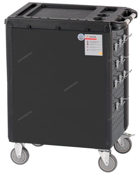 Тележка инструментальная, 6 выдвижных ящиков, серая