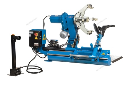 Станок шиномонтажный для грузовых автомобилей, синий