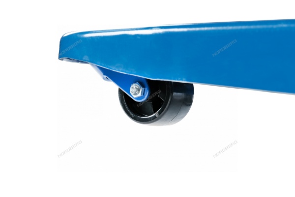 Тележка складская гидравлическая короткая 2,5 т, с ПУ колесами