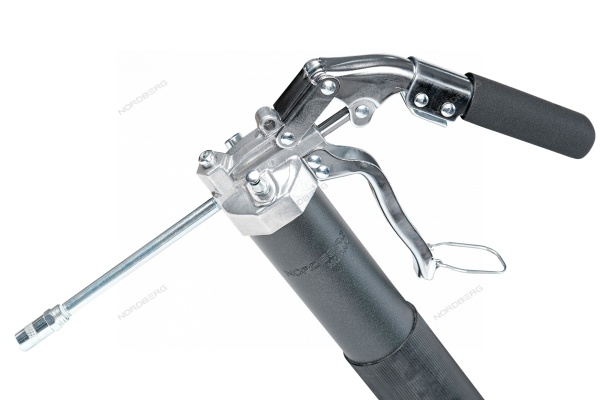 Шприц плунжерный для густой смазки, с телескопической ручкой, 400 мл