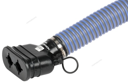 Насадка резиновая овальная на шланг D=75 мм