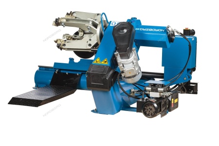 Станок шиномонтажный для грузовых автомобилей, синий