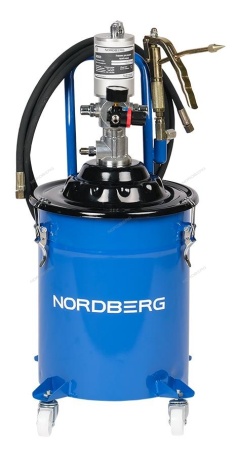 Установка пневматическая для раздачи густой смазки с баком 20 л