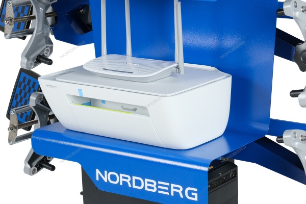 Стенд сход-развал 3D модель для ям и подъемников, синий