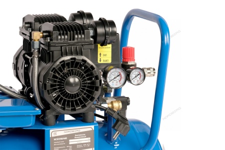 Компрессор безмасляный 220 В, ресивер 50 л, 440 л/мин