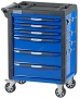Тележка инструментальная с системой защиты от опрокидывания (синяя)